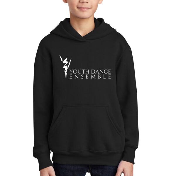 Port & Company® Youth Core Fleece Pullover Hooded Sweatshirt - Printed Logo  Thumbnail