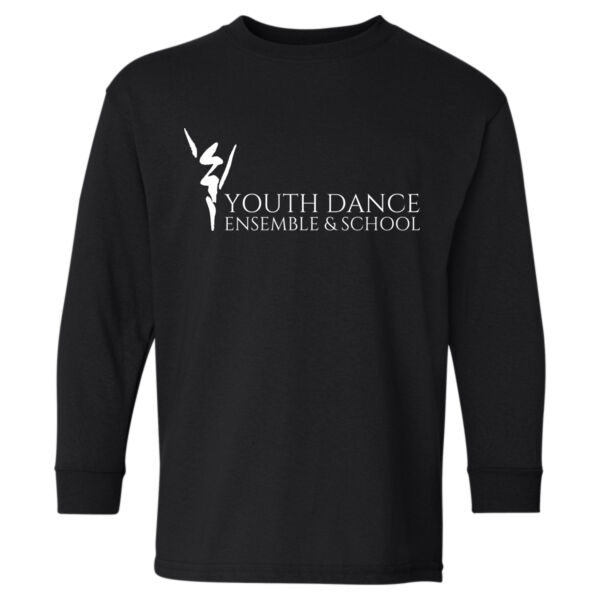 Gildan® Youth Heavy Cotton™ 100% Cotton Long Sleeve T-Shirt - Printed Logo Thumbnail