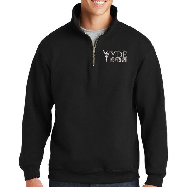 Jerzees Super Sweats NuBlend 1/4 Zip Sweatshirt with Cadet Collar - Embroidered Logo Thumbnail