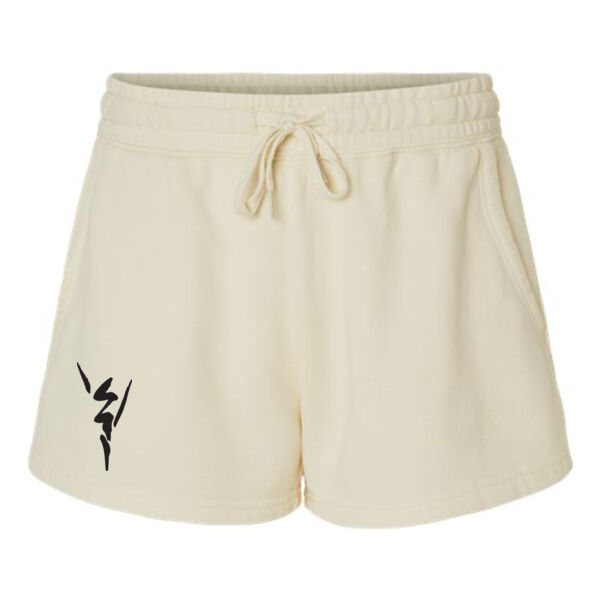 Independent Trading Co. - Women's Lightweight California Wave Wash Fleece Shorts - Printed Logo Thumbnail