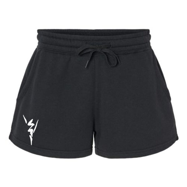 Independent Trading Co. - Women's Lightweight California Wave Wash Fleece Shorts - Printed Logo Thumbnail