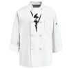 Eight Knot Button Chef Coat with Thermometer Pocket Thumbnail