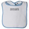 Infant Contrast Trim Terry Bib Thumbnail