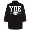 Ten Pearl Button Black Chef Coat Thumbnail