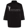 Ten Pearl Button Black Chef Coat Thumbnail